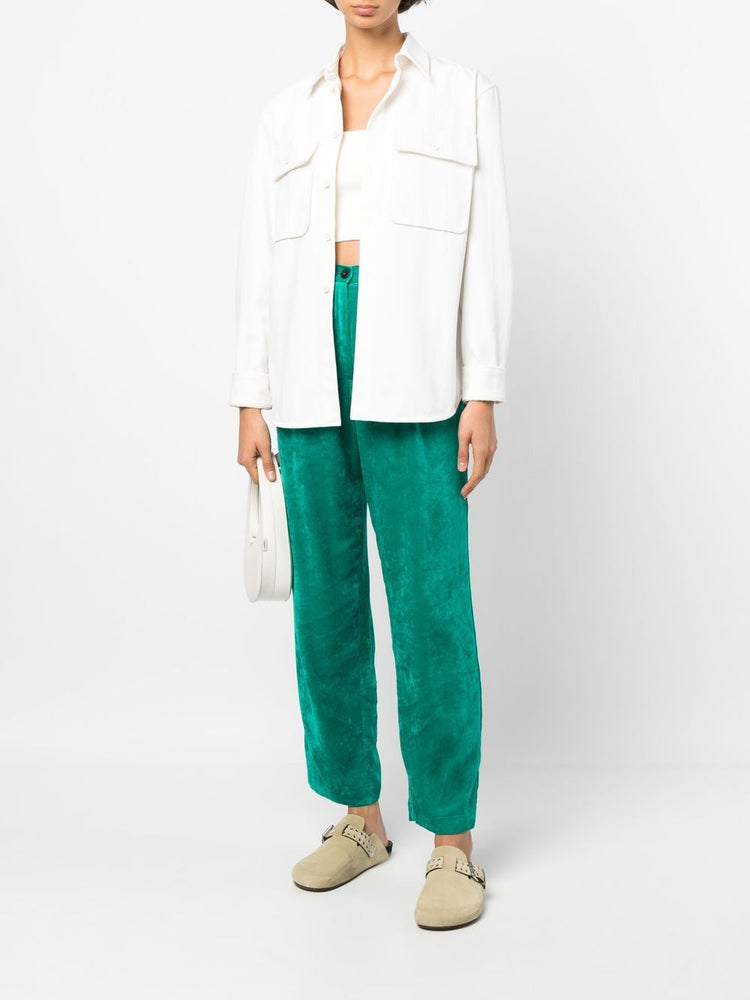 FORTE_FORTE PANTALONE VITA ALTA VELLUTO
