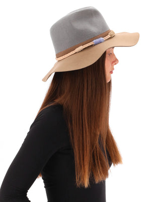 
            
                Load image into Gallery viewer, EXQUISITE J. FEDORA HAT
            
        