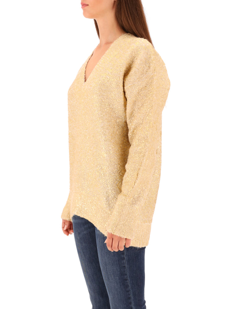 
            
                Load image into Gallery viewer, NUDE V NECK KNIT
            
        